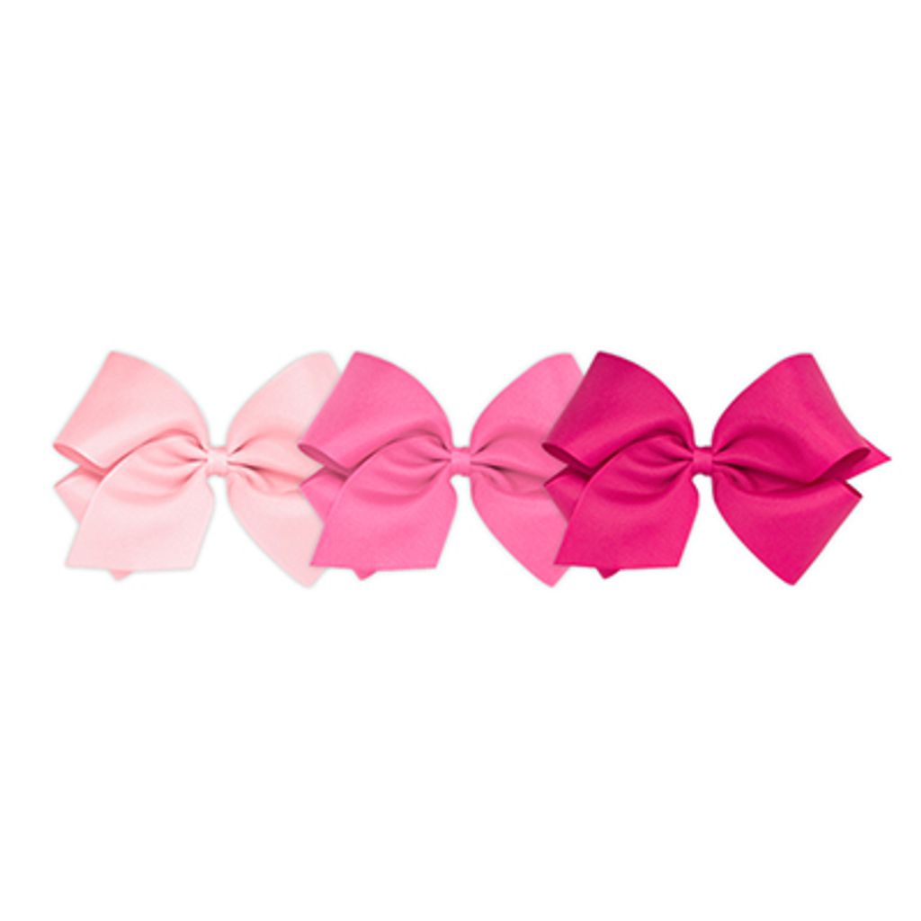 BUY MORE AND SAVE! 3 King Classic Grosgrain Girls Hair BowS	
