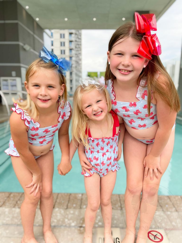 King WeeSplash Colored Swim Bow with Plain Wrap
