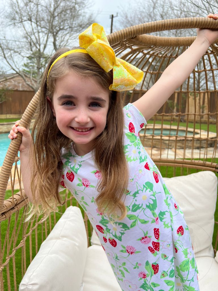 King Tie Dye Ombre Sequined Bows