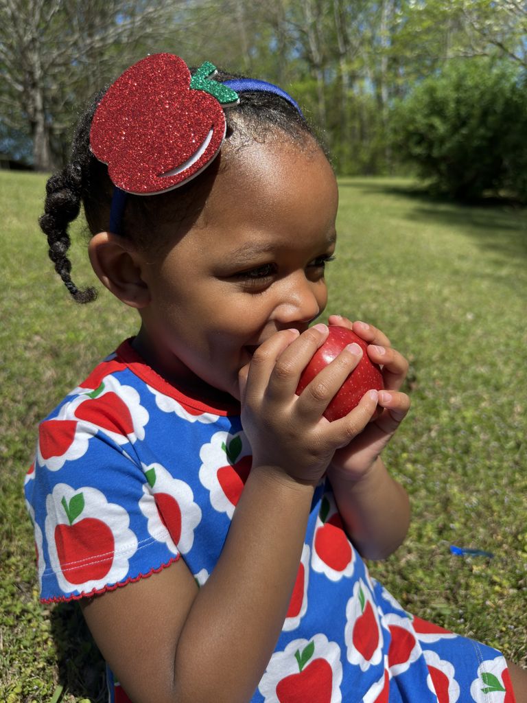 Extra Large Glitter Foam Apple School-themed Headband