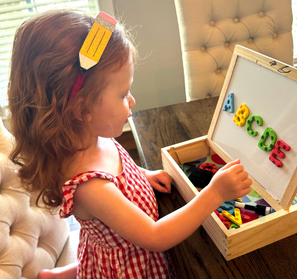 Extra Large Glitter Foam Pencil School-themed Headband