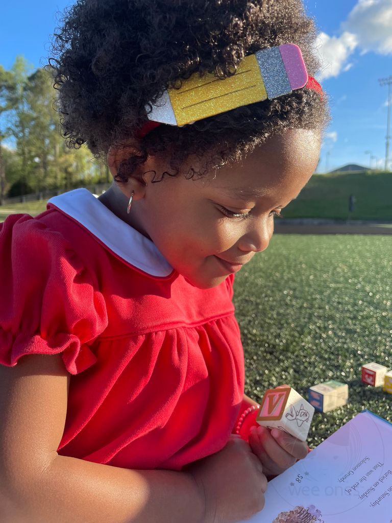 Extra Large Glitter Foam Pencil School-themed Headband