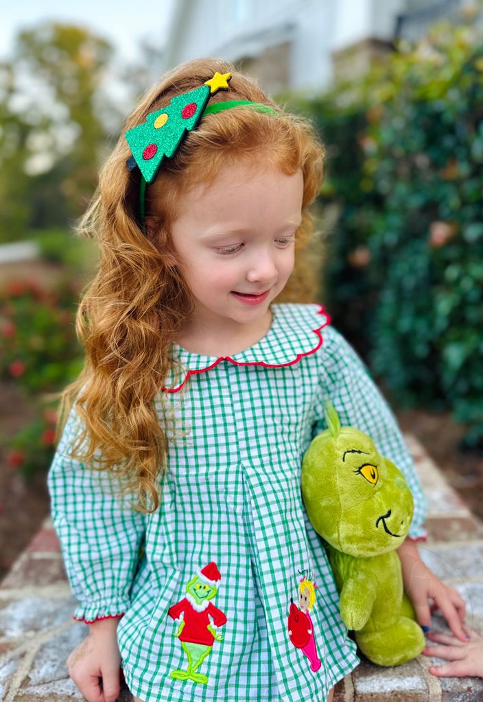 Extra Large Glitter Foam Apple School-themed Headband