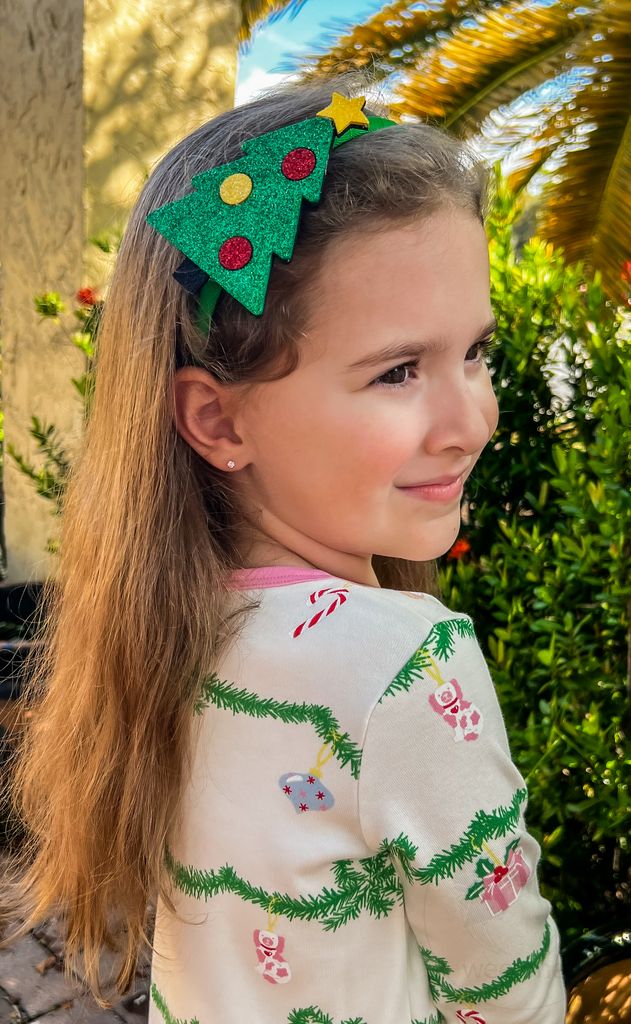 Extra Large Glitter Foam Apple School-themed Headband