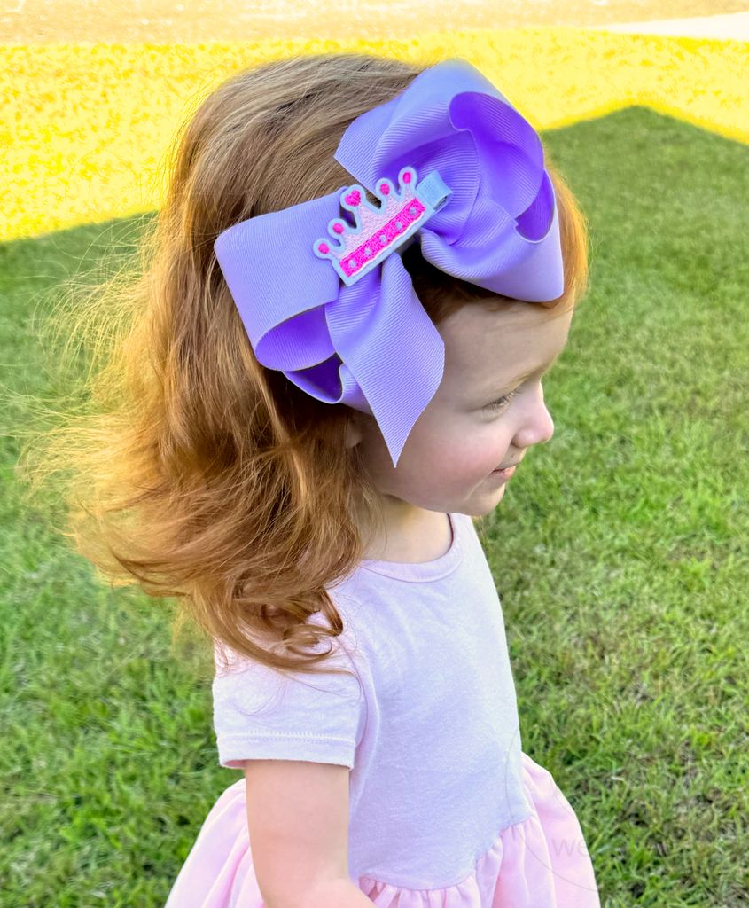 Felt Crown Hair Clip