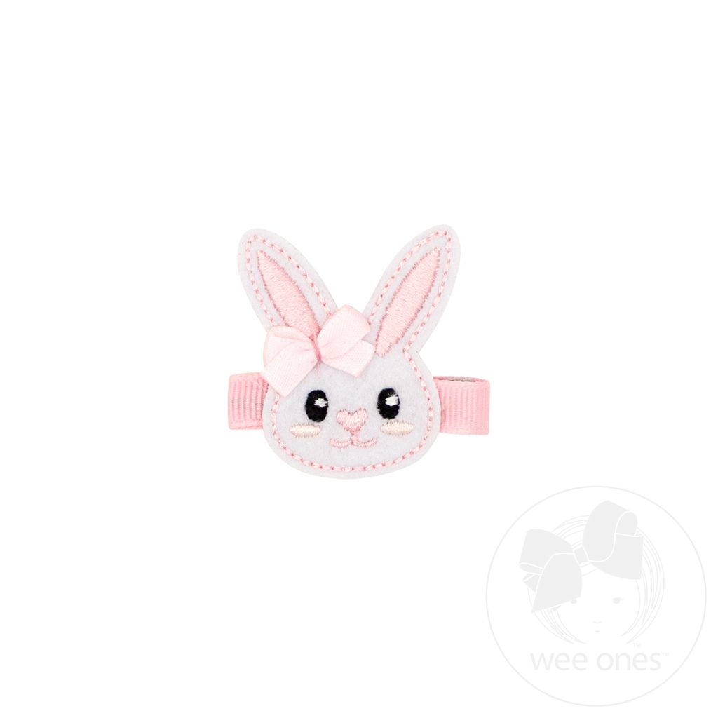 Felt Bunny Face Hair Clip - BUNNY