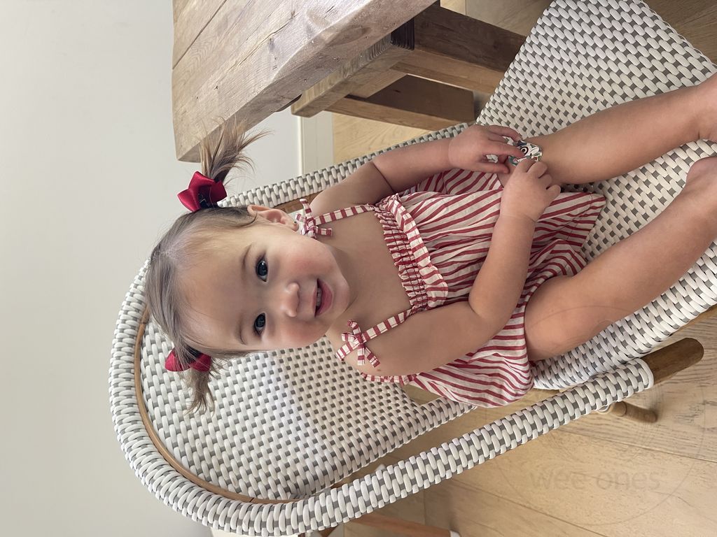Mini Crepe Satin with Grosgrain Underlay Hair Bow
