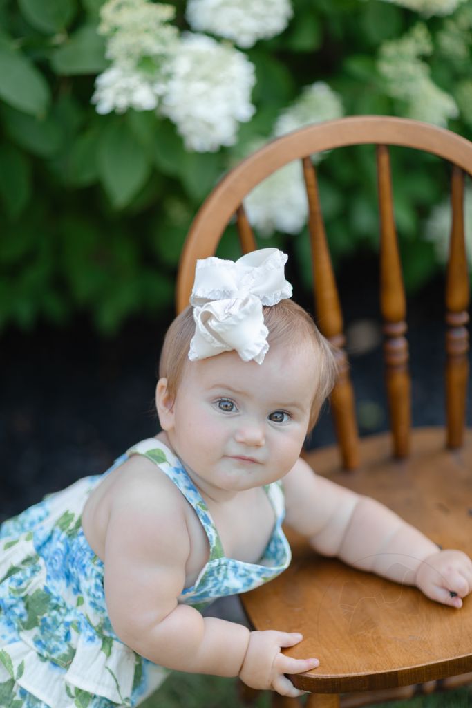 Medium Ruffle Edge Satin with Grosgrain Underlay Hair Bow