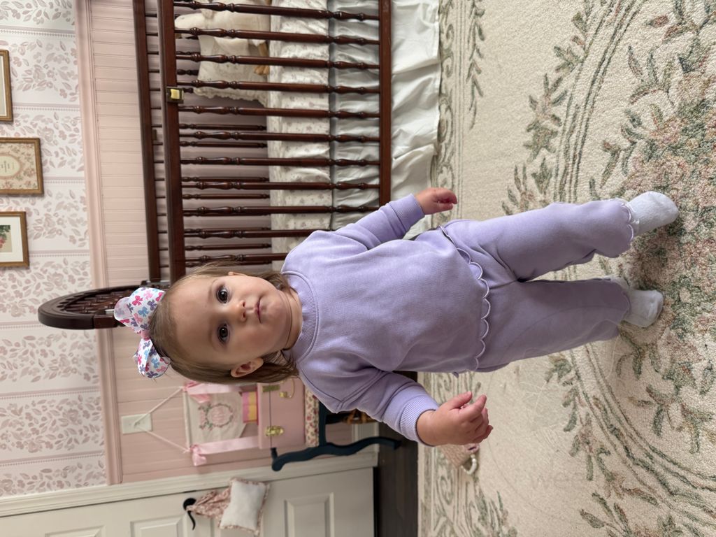 Medium Bow Print Grosgrain Hair Bow