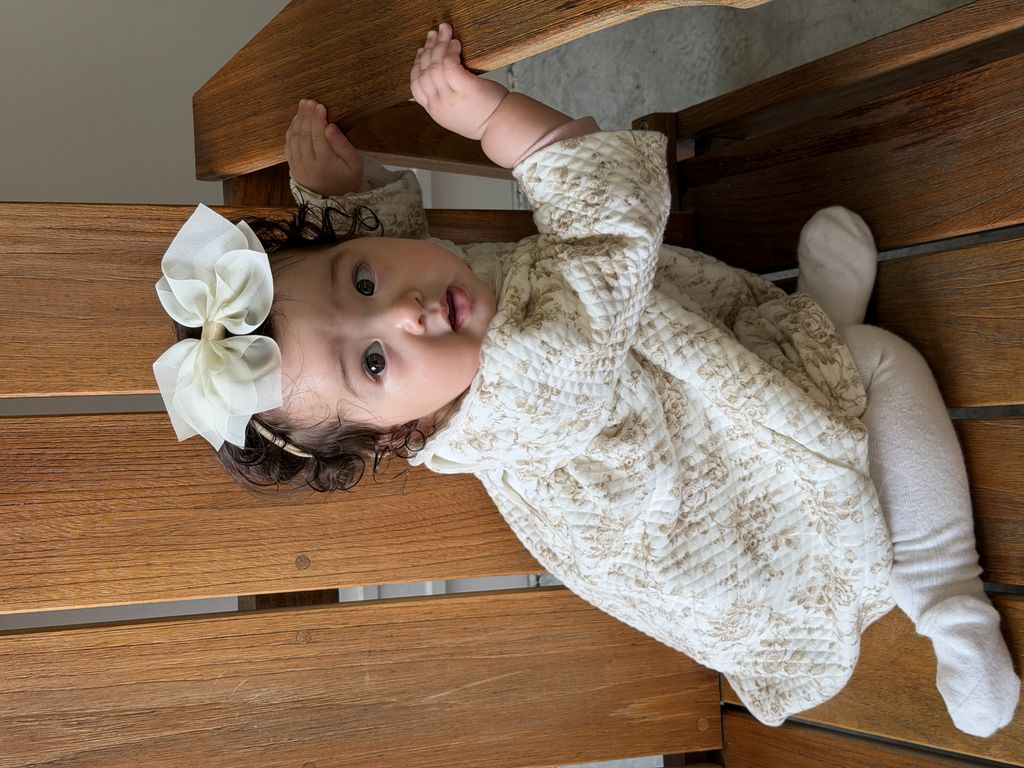 Medium Chiffon Flower on Nylon Baby Band