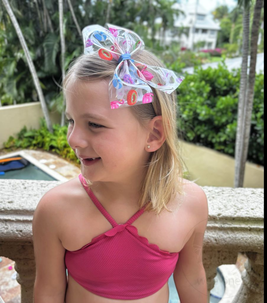 King Wee Splash Printed 2-Loop Swim Bow