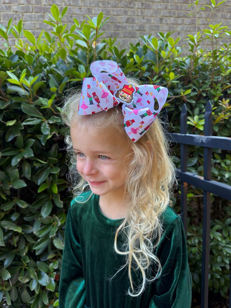 Felt Embroidered Nutcracker Hair Clip