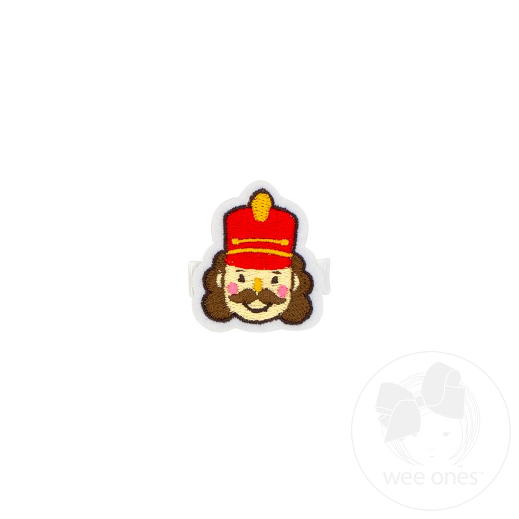 Felt Embroidered Nutcracker Hair Clip - NUTCRACKER
