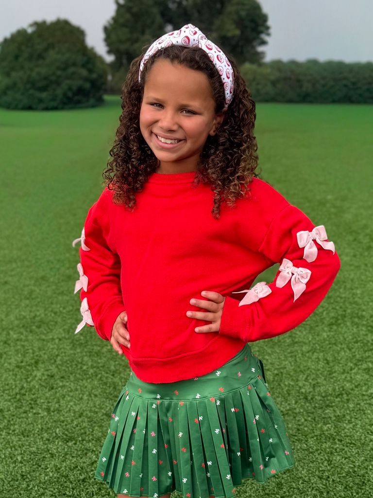 Santa Christmas Knot Headband
