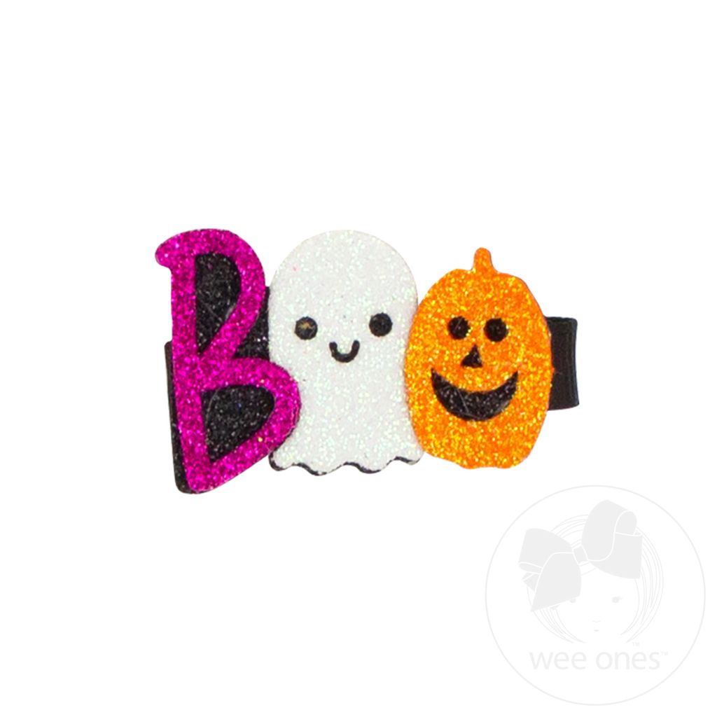 Halloween Glitter BOO Hair Clip - BOO