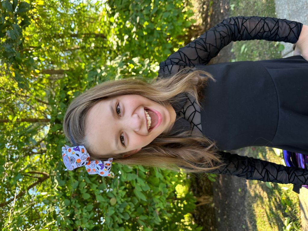 Medium Halloween Print Hair Bow