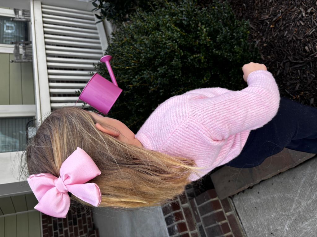 Medium Satin Plush-Filled Hair Bow