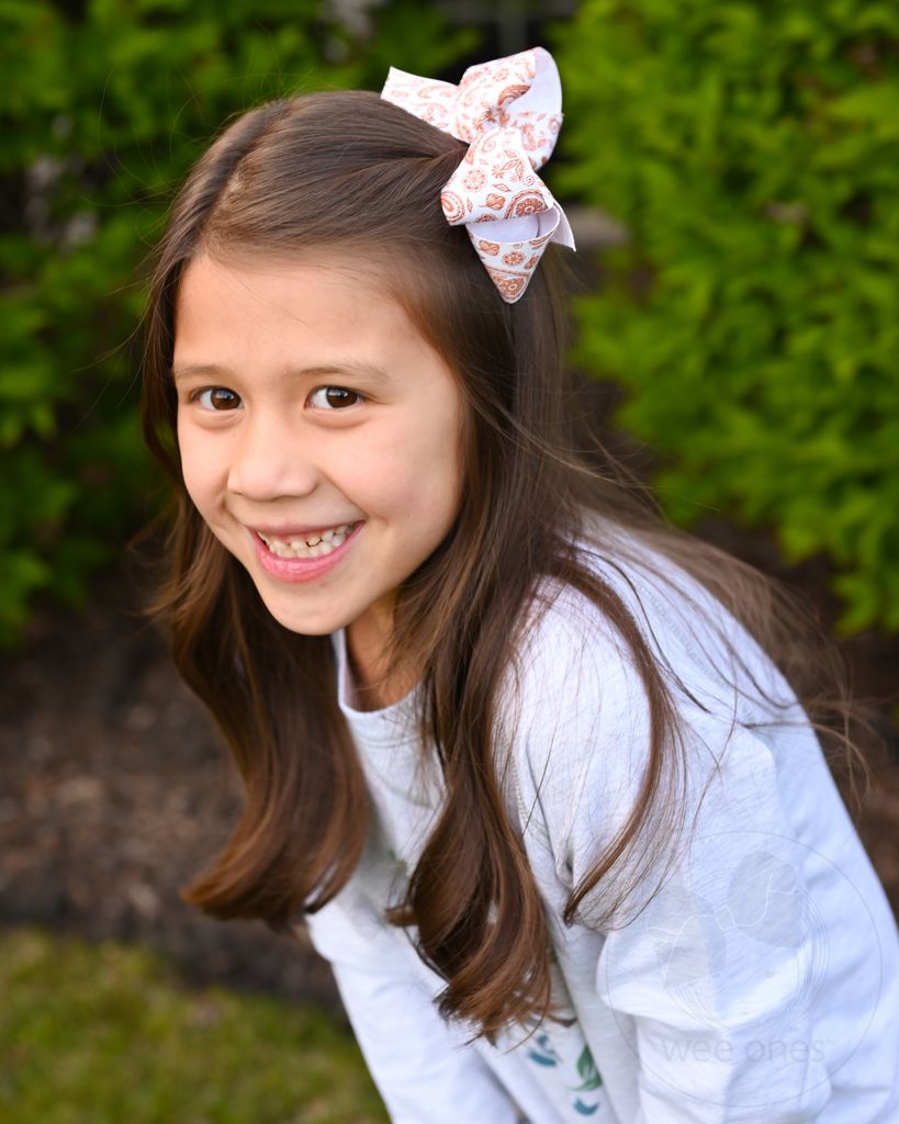 Medium Cowgirl Boots Print Hair Bow