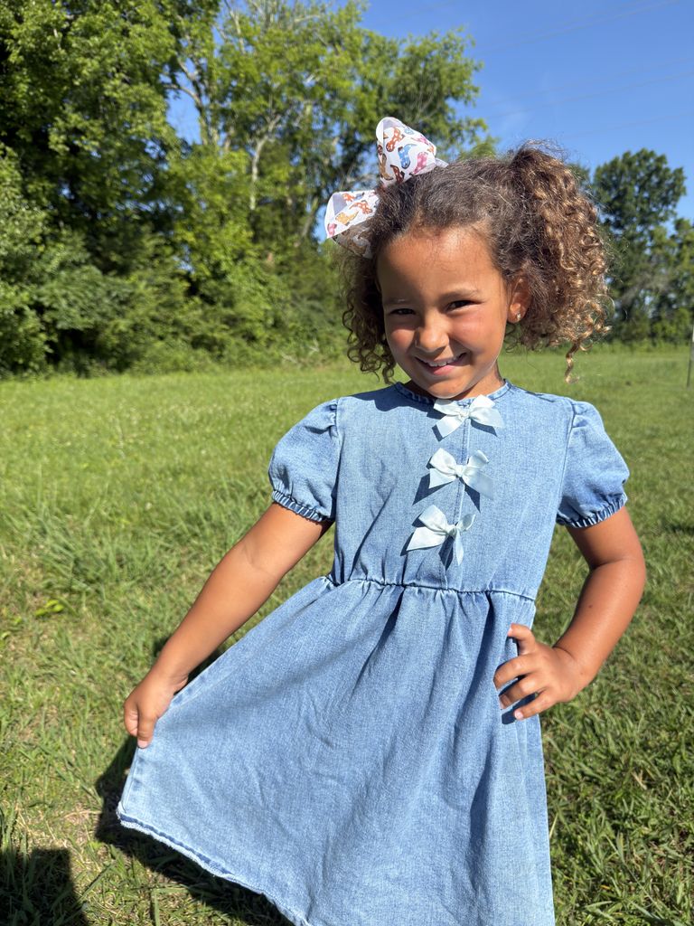 King Cowgirl Boots Print Hair Bow