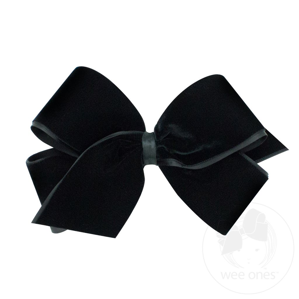 King Classic Velvet Bow - BLACK