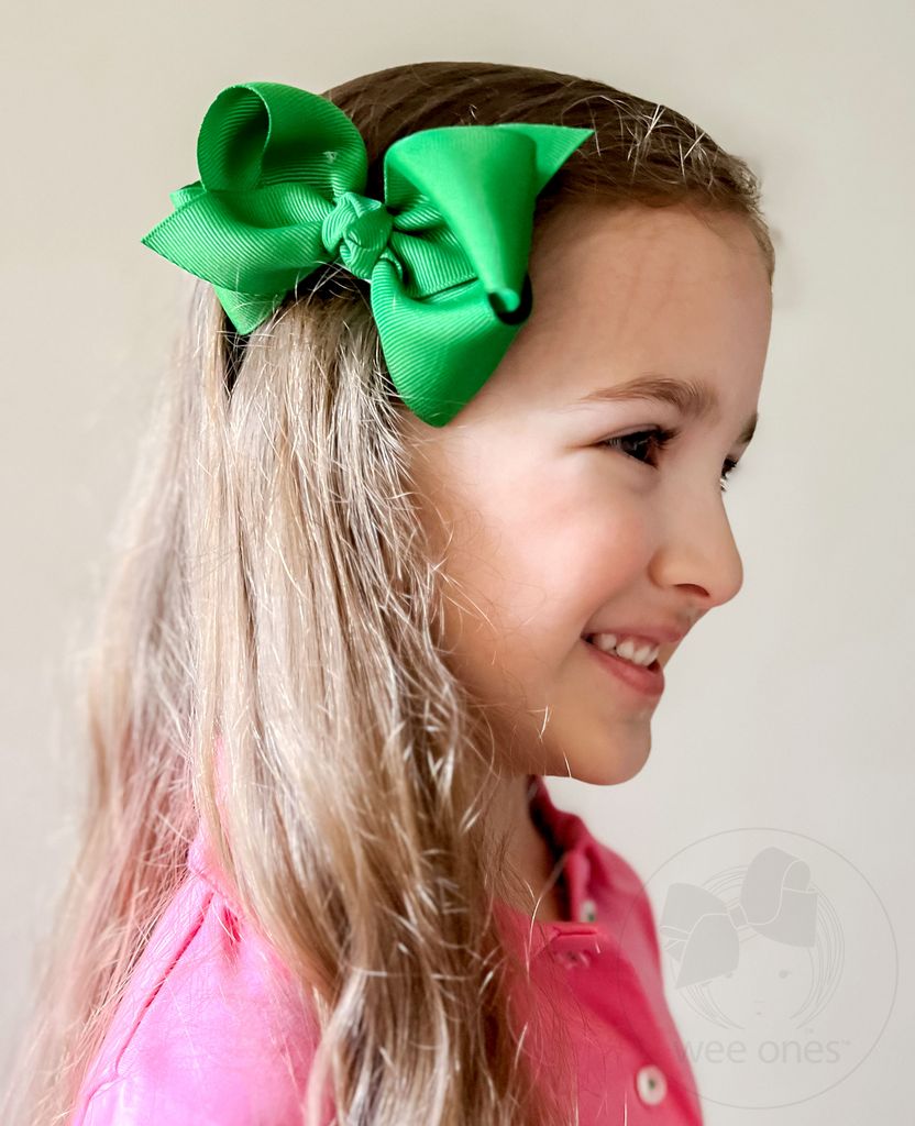 Small Classic Grosgrain Hair Bow (Knot Wrap)