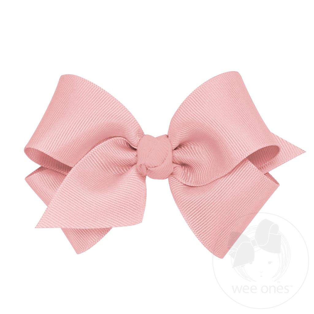 Small Classic Grosgrain Hair Bow (Knot Wrap) - SWEET NECTAR