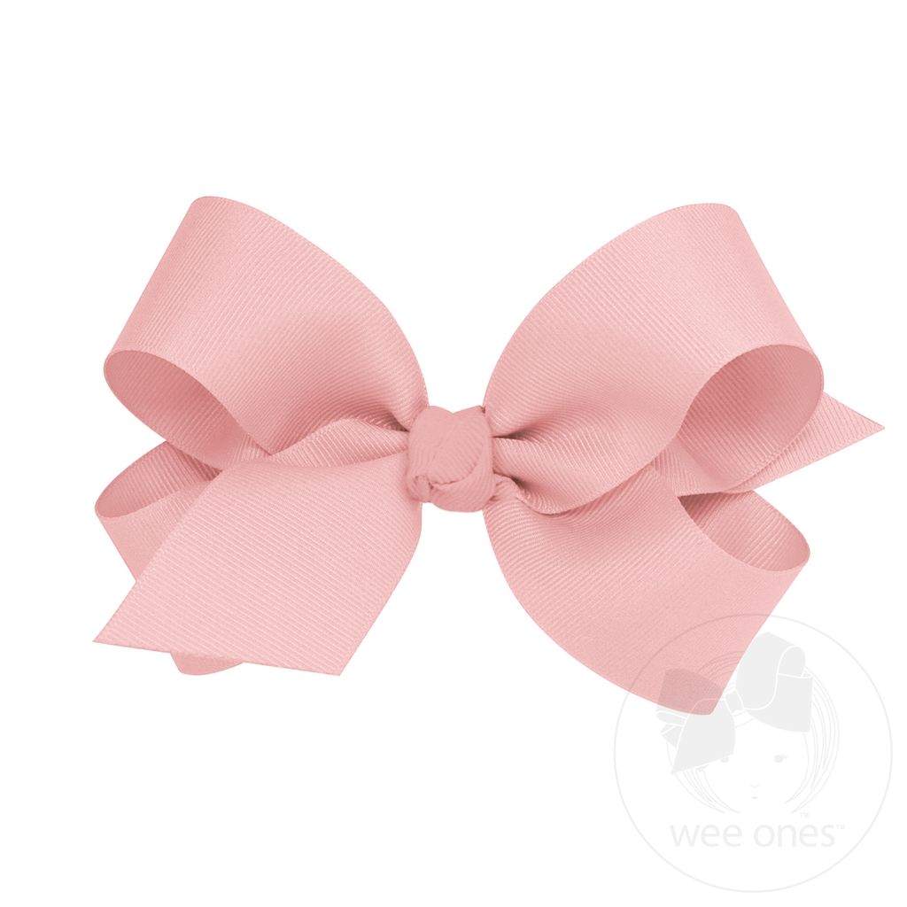 Large Classic Grosgrain Hair Bow (Knot Wrap) - SWEET NECTAR