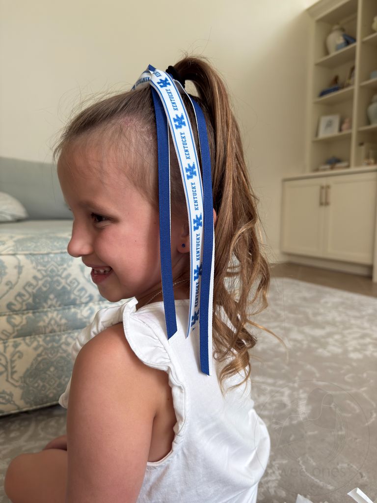 Collegiate Signature Logo Print Streamer Pony