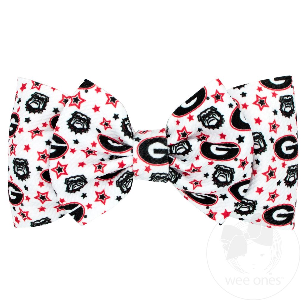 Soft Textured Logo Print Georgia Baby Band - GEORGIA