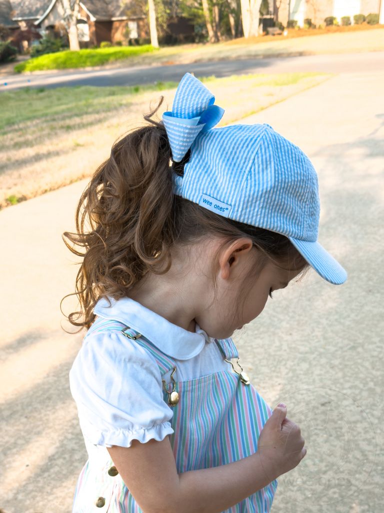 Seersucker Ball Cap