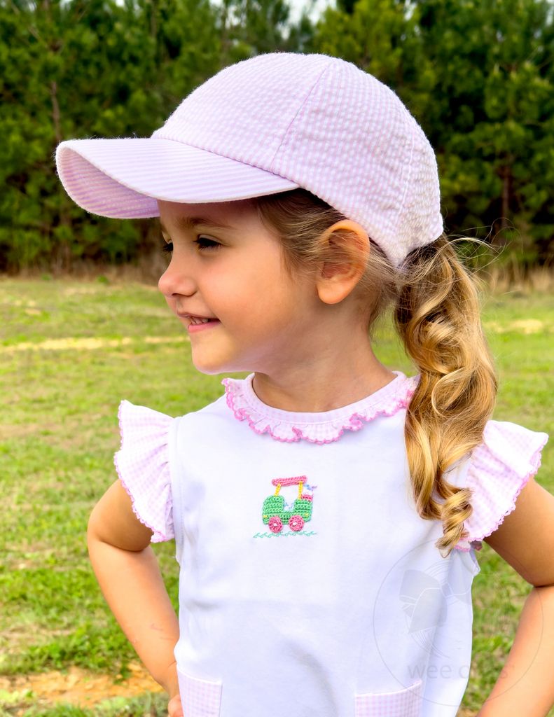 Seersucker Ball Cap