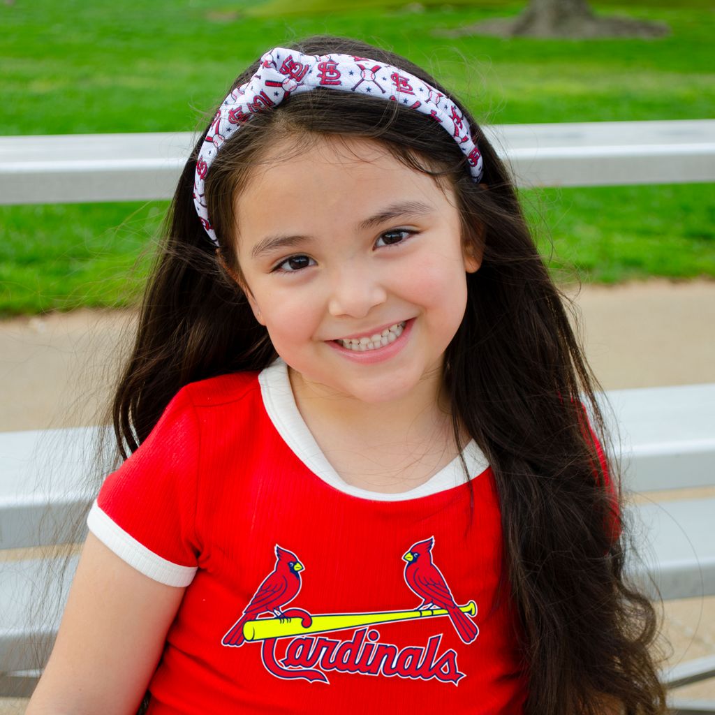 New York Mets Logo Print Knot Headband