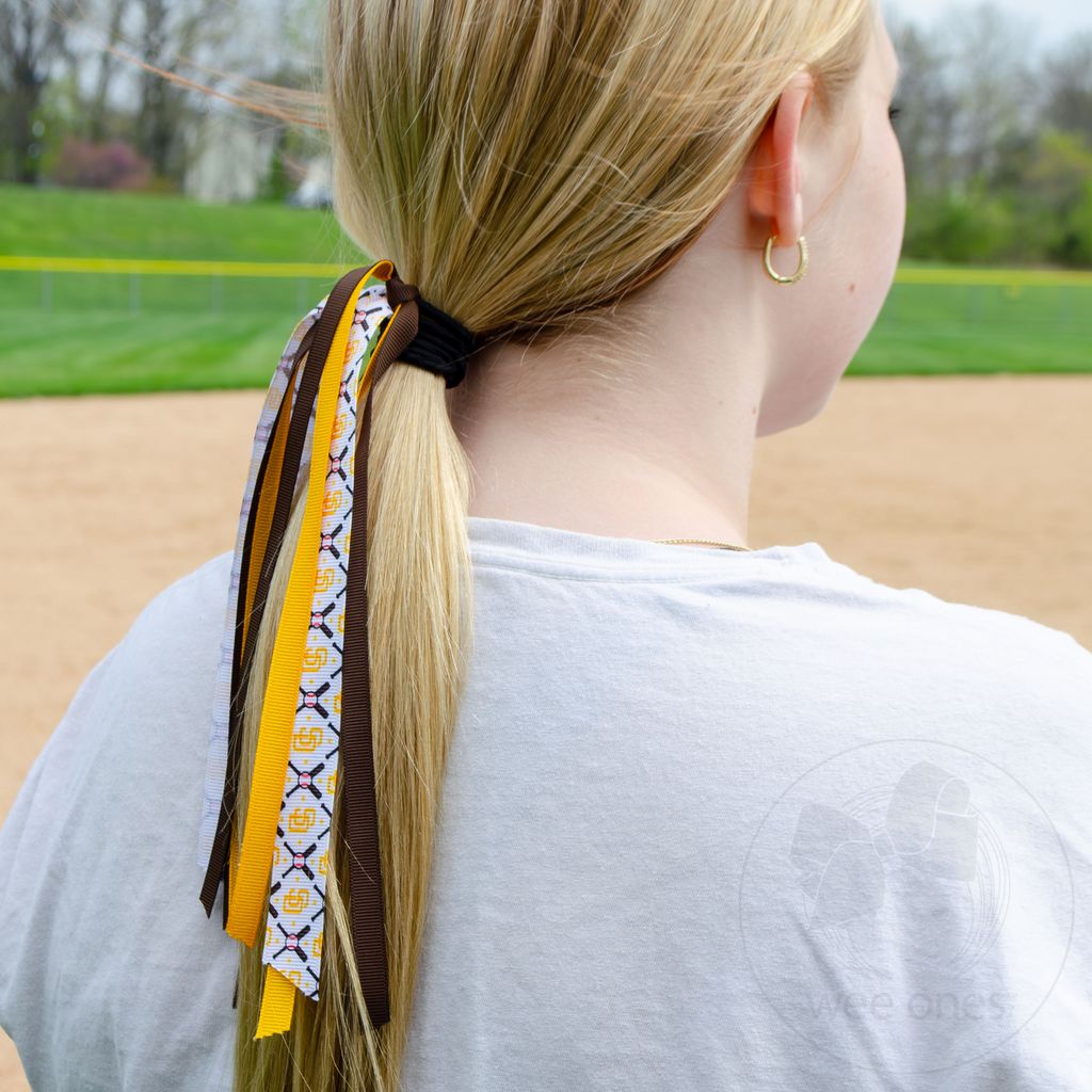 San Diego Padres Logo Print Streamer Pony