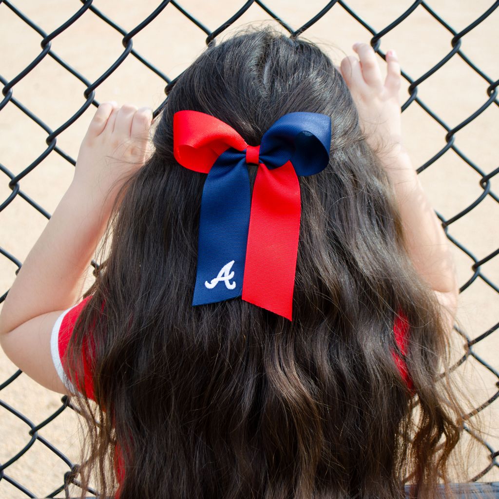 Medium St. Louis Cardinals Two-Tone Embroidered Cheer Bow