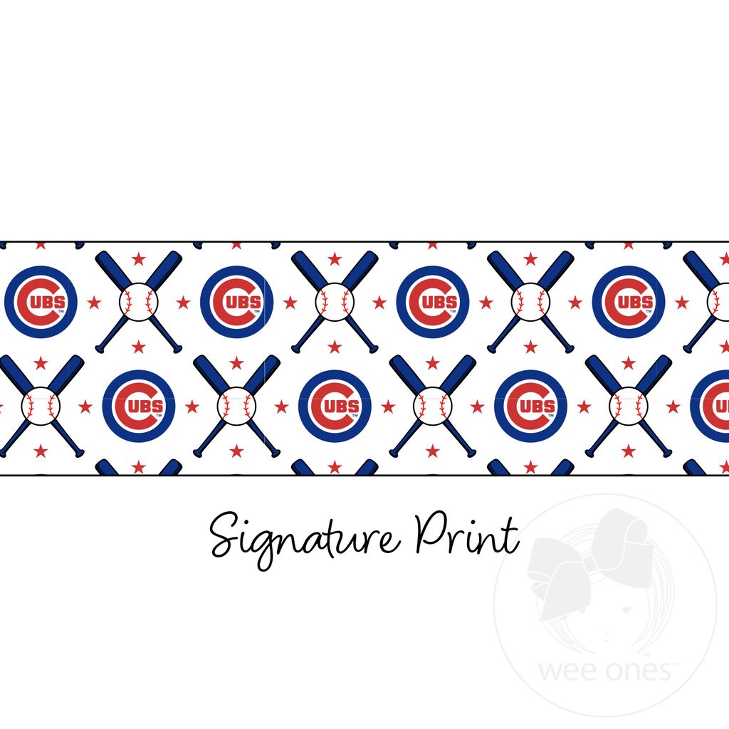 Chicago Cubs Logo Print Knot Headband