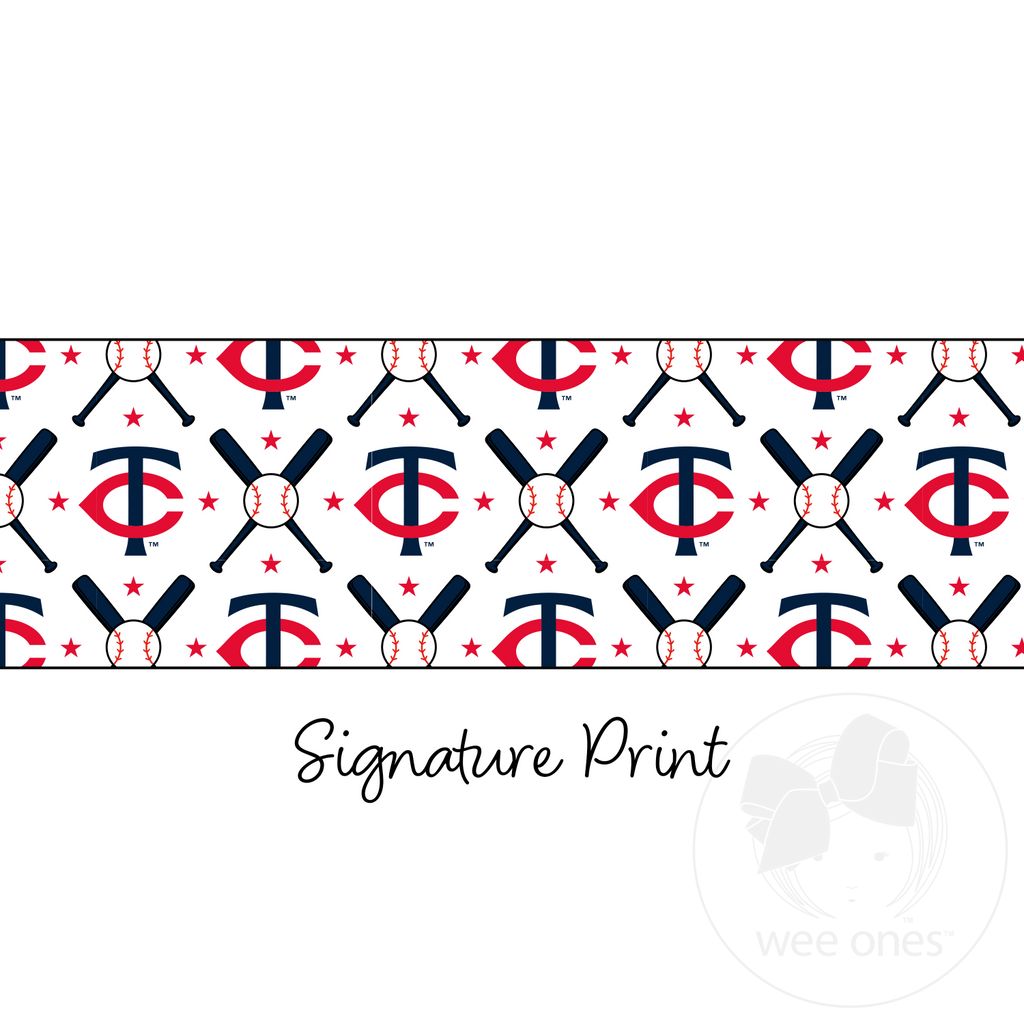 Minnesota Twins Logo Print Streamer Pony