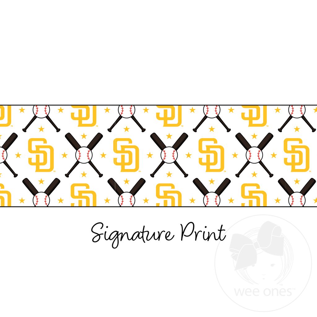 San Diego Padres Logo Print Streamer Pony