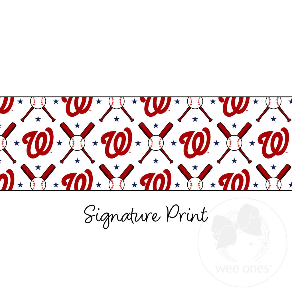 Washington Nationals Logo Print Streamer Pony