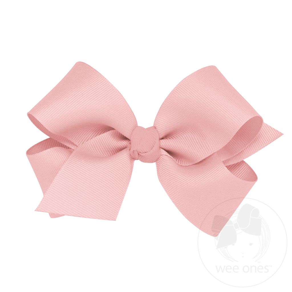 Medium Classic Grosgrain Hair Bow (Knot Wrap) - SWEET NECTAR