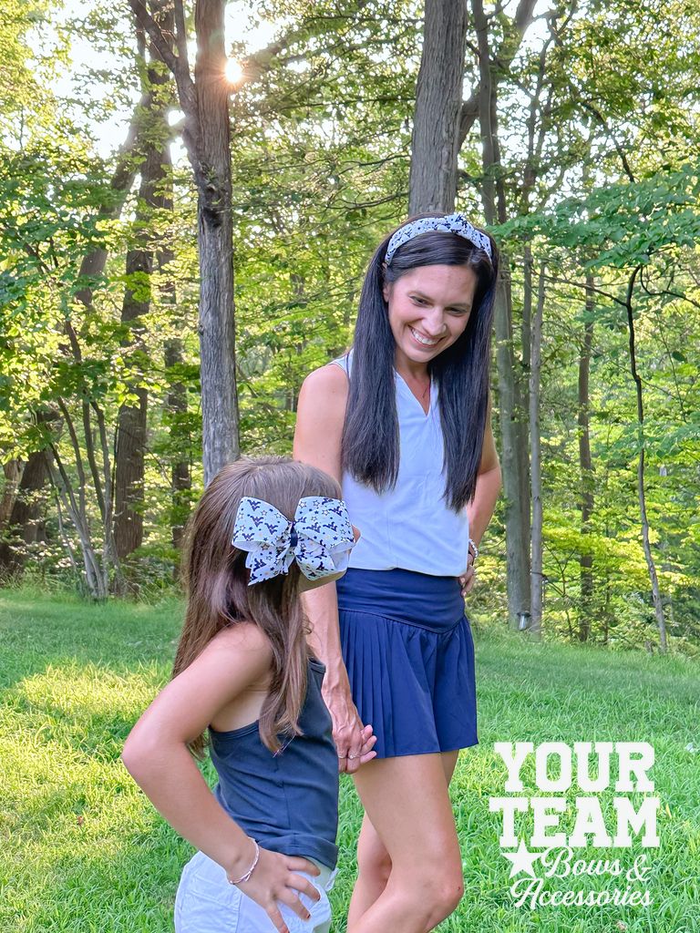 Soft Textured Logo Print West Virginia Knot Headband