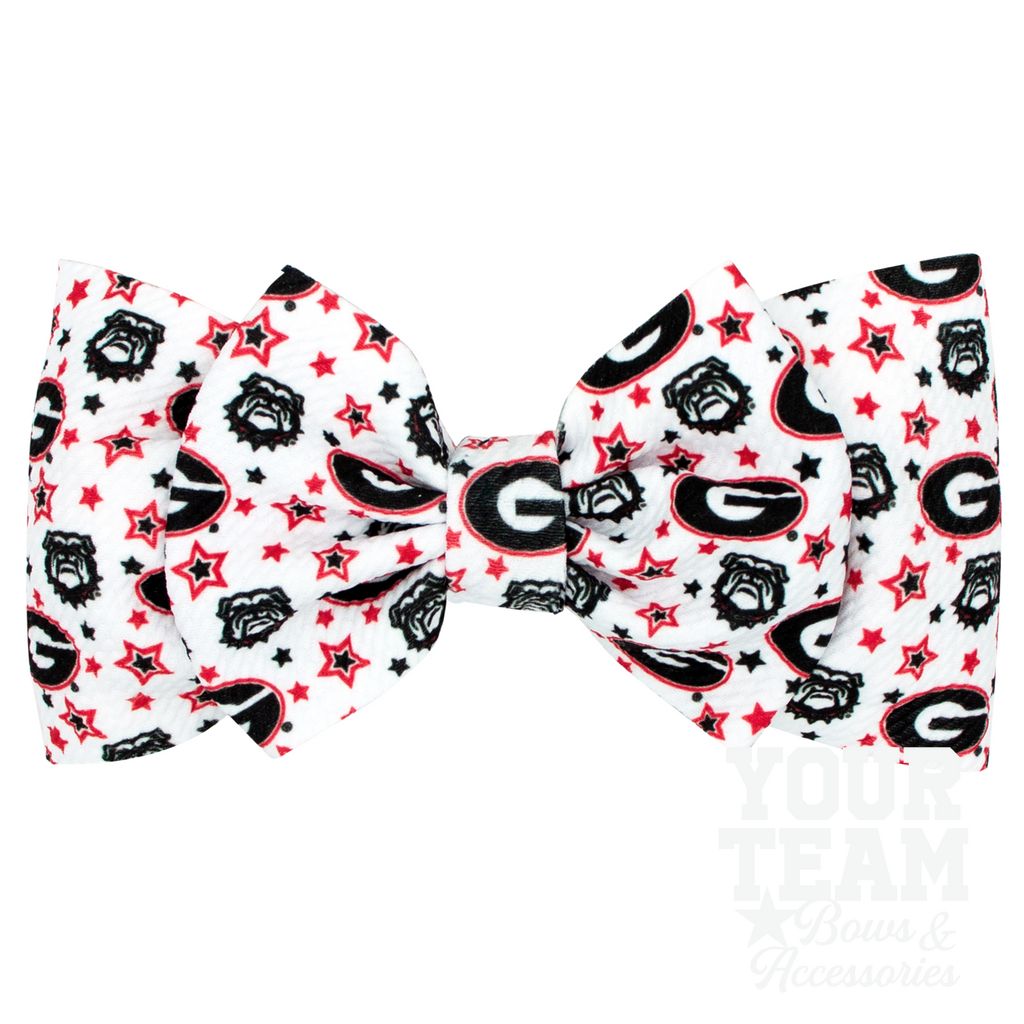 Soft Textured Logo Print Georgia Baby Band - GEORGIA