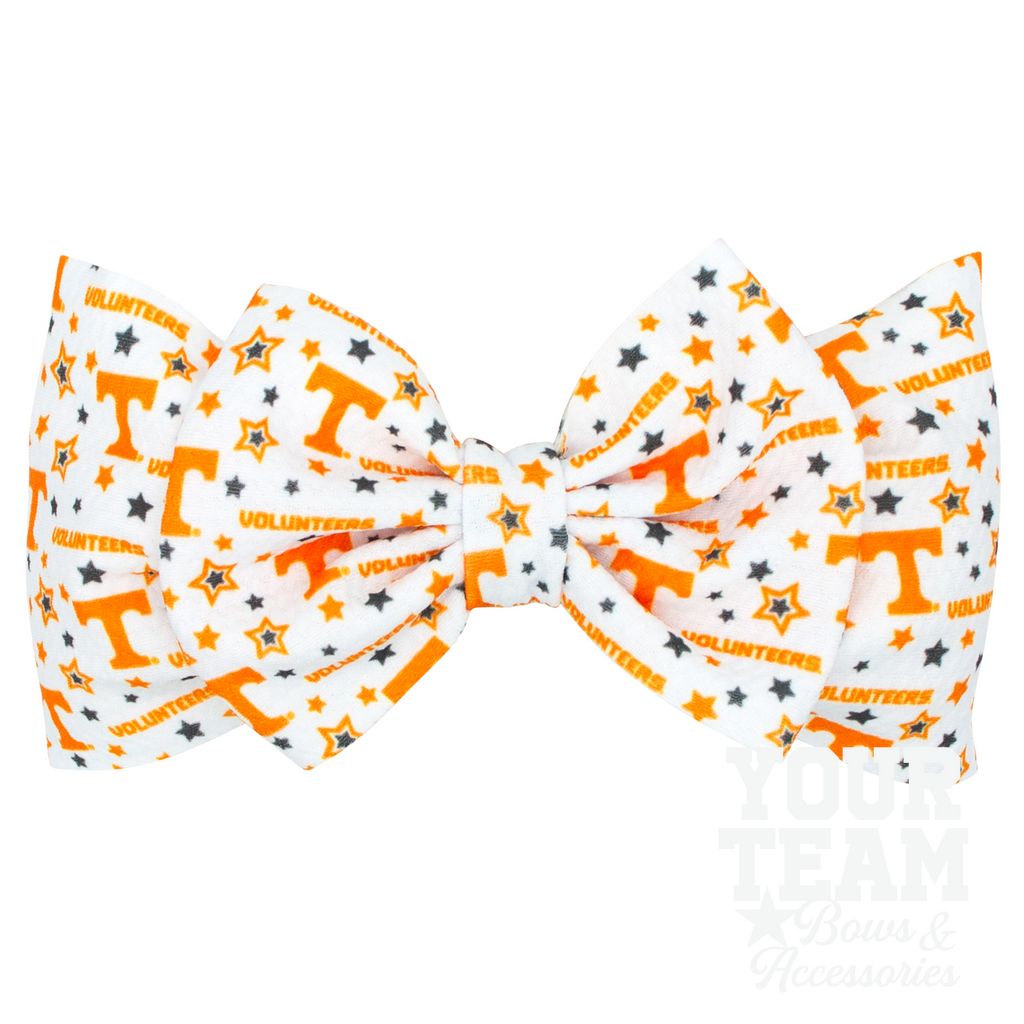 Soft Textured Logo Print Tennessee Baby Band - UNIVERSITY OF TENNESSEE