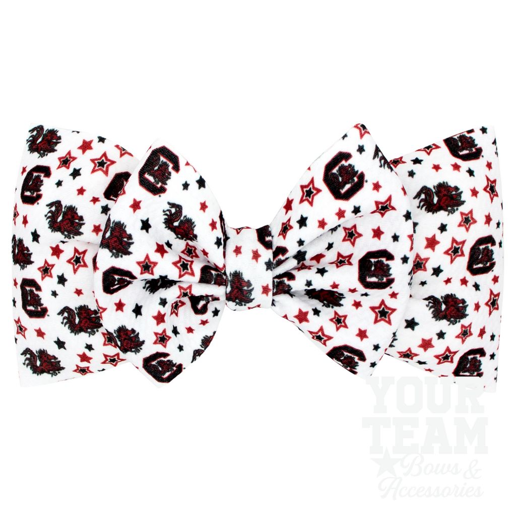 Soft Textured Logo Print South Carolina Baby Band - SOUTH CAROLINA