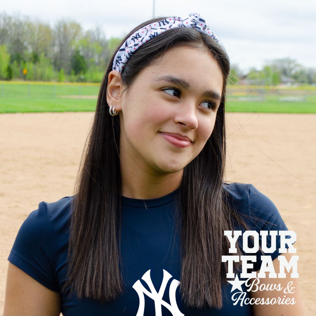 Cincinnati Reds Logo Print Knot Headband