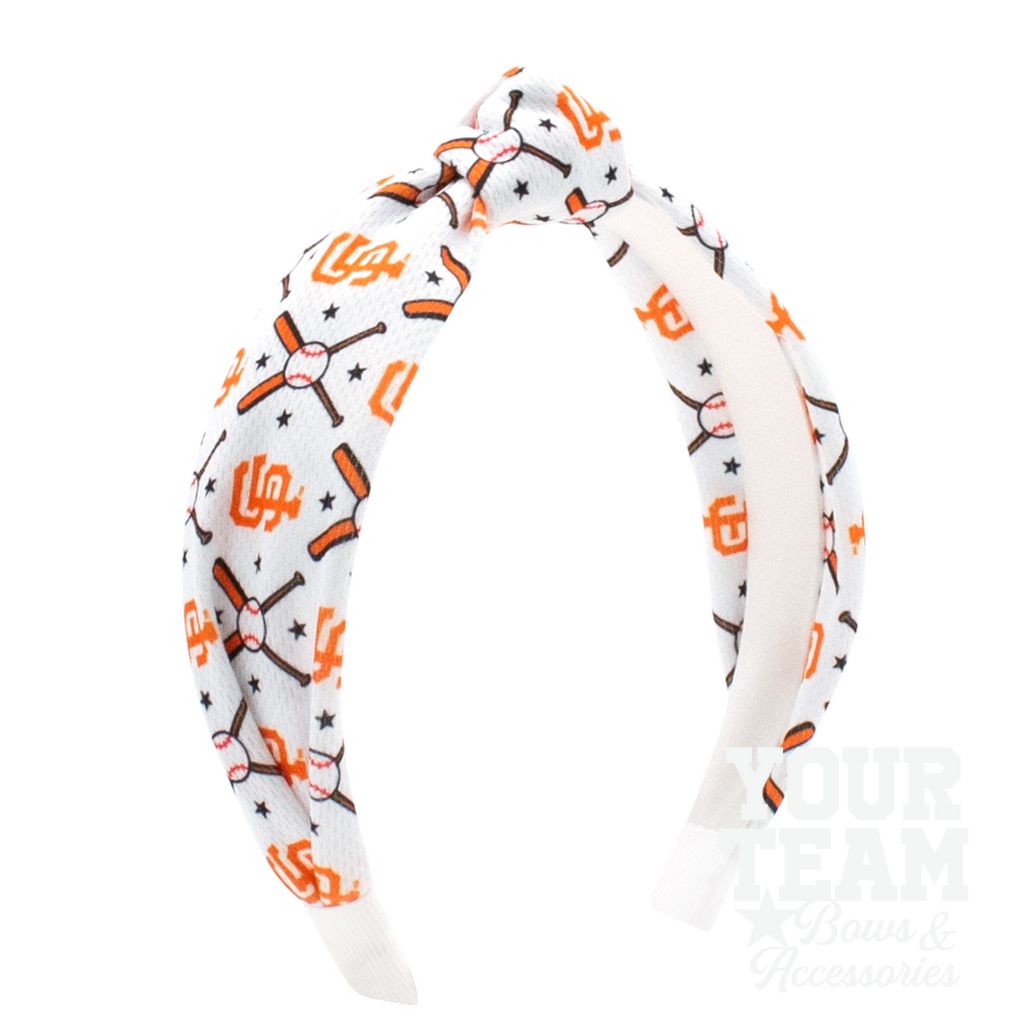 San Francisco Giants Logo Print Knot Headband - SAN FRANCISCO GIANTS