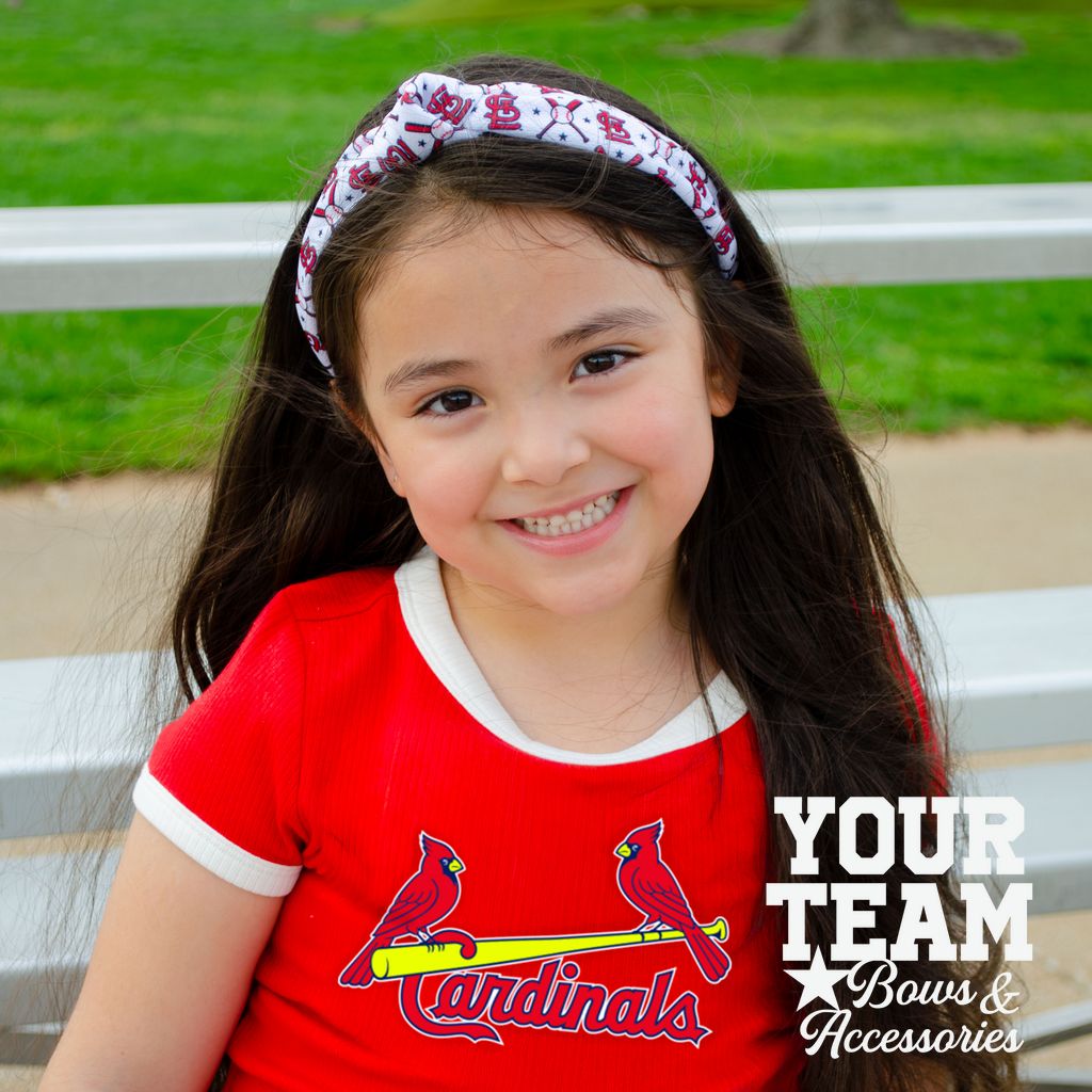 Cincinnati Reds Logo Print Knot Headband