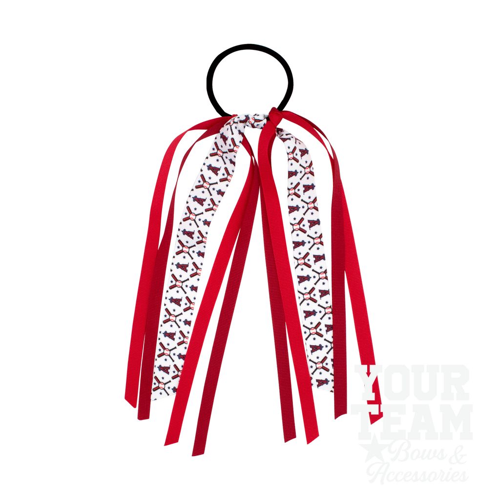 Los Angeles Angels Logo Print Streamer Pony - LOS ANGELES ANGELS