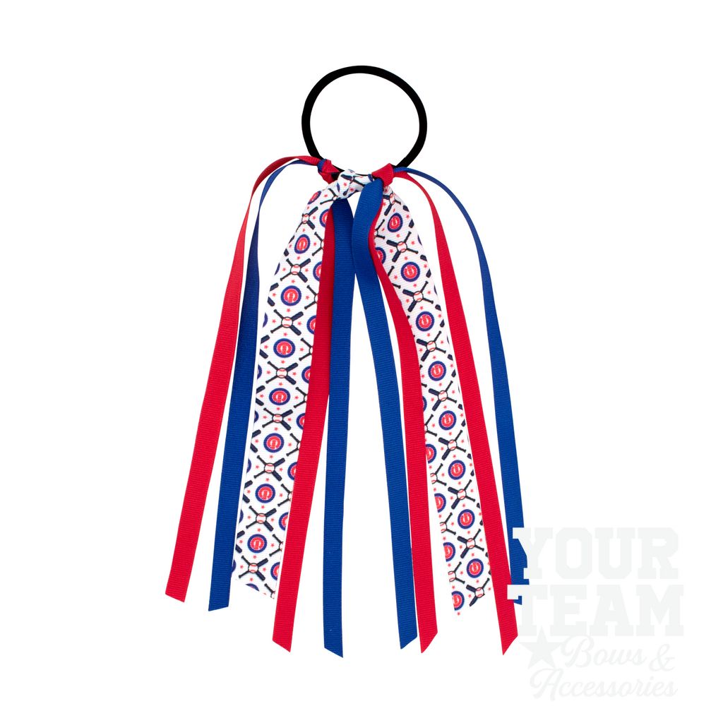 Chicago Cubs Logo Print Streamer Pony - CHICAGO CUBS