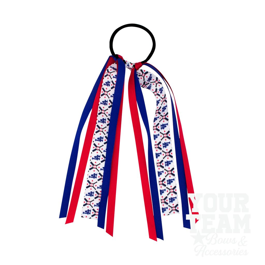 Los Angeles Dodgers Logo Print Streamer Pony - LOS ANGELES DODGERS