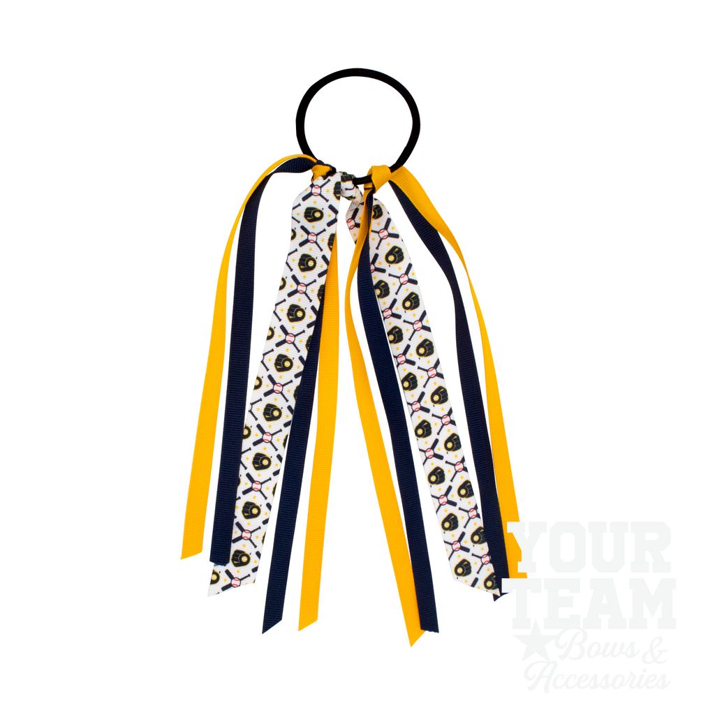 Milwaukee Brewers Logo Print Streamer Pony - MILWAUKEE BREWERS